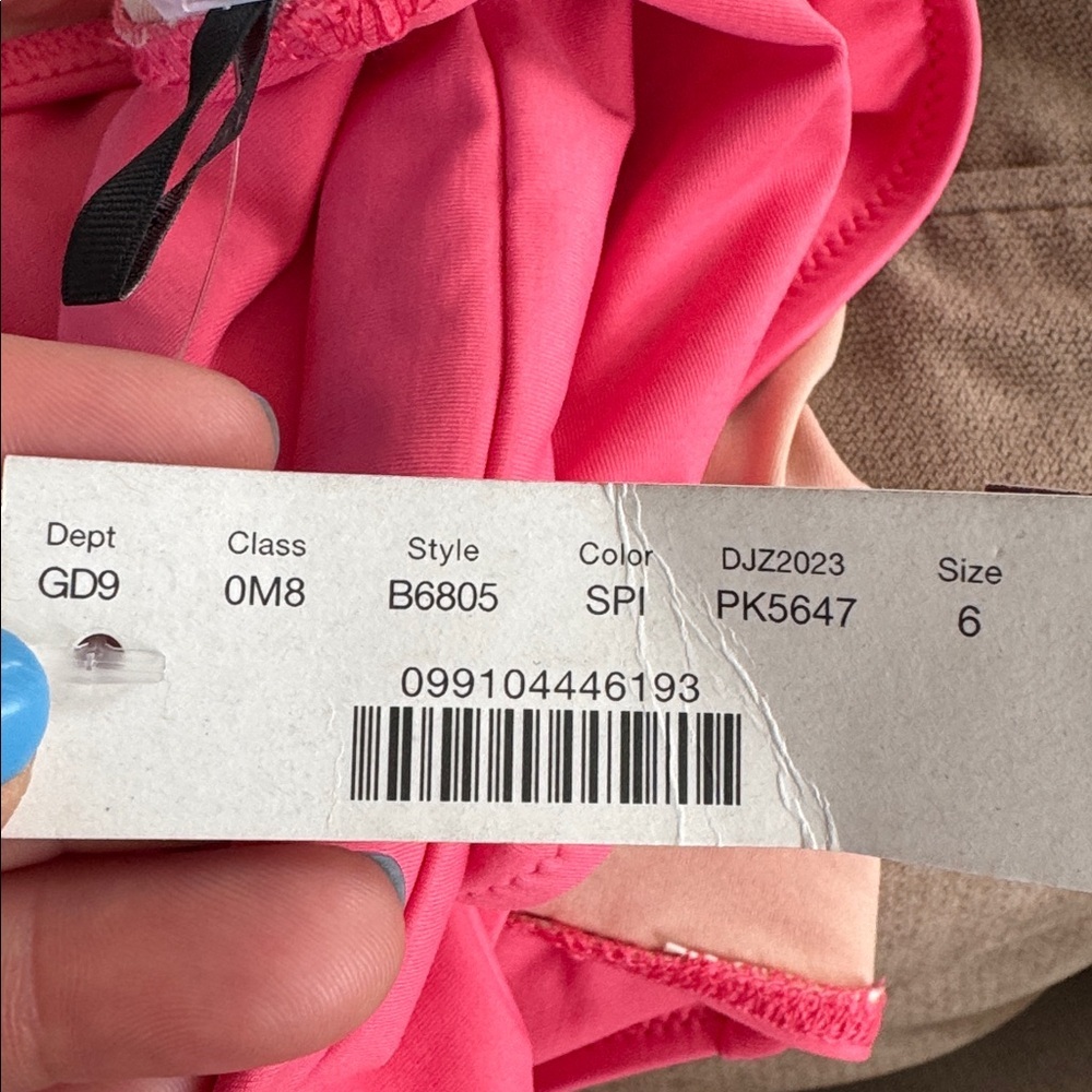 NWT J Crew Women's 1989 scoopback one-piece swimsuit Size 6 - Picture 6 of 8